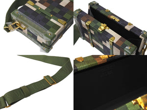 未使用 LOUIS VUITTON ルイヴィトン ネオウォレット トランク ショルダーバッグ ダモフラージュ ダミエ カモフラージュ M10489 中古 4c069795