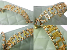 Load image into Gallery viewer, 新品同様 CHANEL シャネル チェーンショルダーバッグ 2WAYバニティバッグ ココマーク ランダム番台 グリーン系 ラムスキン 中古 4c069796