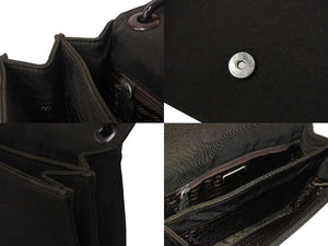PRADA プラダ プラチェーン ワンショルダーバッグ B6379 ダークブラウン トライアングルロゴ ナイロン プラスチック 美品 中古 4c069807 