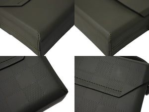 LOUIS VUITTON ルイヴィトン マーティーポシェット ショルダーバッグ ダミエグラセ M92160 グレー SN0061 シルバー金具 美品 中古 4c069812