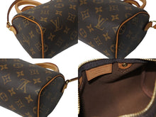 Load image into Gallery viewer, LOUIS VUITTON ルイヴィトン ナノスピーディ ハンドバッグ 2WAY M61252 モノグラムキャンバス ヌメ革 美品 中古 4c069833