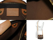 Load image into Gallery viewer, LOUIS VUITTON ルイヴィトン ナノスピーディ ハンドバッグ 2WAY M61252 モノグラムキャンバス ヌメ革 美品 中古 4c069833