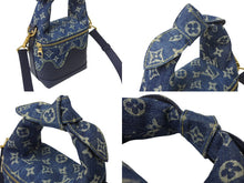 Load image into Gallery viewer, 新品同様品 LOUISVUITTON ルイヴィトン NIGO ジャパニーズクルーザー ハンドバッグ M45970 デニム トリヨン インディゴ 中古 4c069840
