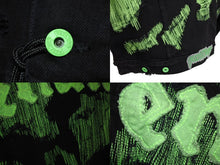 Load image into Gallery viewer, 新品未使用 Endless Denim エンドレスデニム デニムジャケット 刺繍 ブラック グリーン サイズM 中古 4c069843