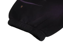 Load image into Gallery viewer, HELLSTAR ヘルスター スウェットパンツ コットン ネイビー エアブラシ 裏起毛 エアブラシ調 美品 中古 4c069845