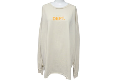 GALLERY DEPT. ギャラリーデプト G-ball 長袖Ｔシャツ トップス ダメージ加工 コットン 美品 中古 4c069848