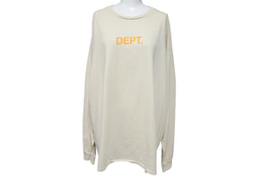 GALLERY DEPT. ギャラリーデプト G-ball 長袖Ｔシャツ トップス ダメージ加工 コットン 美品 中古 4c069848