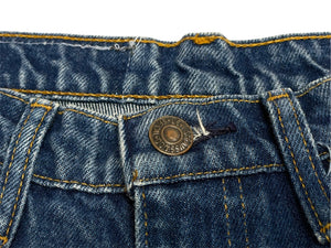 GUITARBOYARCHIVE ギターボーイアーカイブ デニムパンツ サイズ1 W32×L34 Levi's ドッキング リメイク ブルー コットン 良品 中古 4c069855