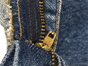 GUITARBOYARCHIVE ギターボーイアーカイブ デニムパンツ サイズ1 W32×L34 Levi's ドッキング リメイク ブルー コットン 良品 中古 4c069855