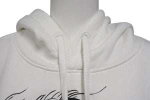ED HARDY エドハーディ プルオーバー パーカー ロゴ ドラゴンプリント Y2K サイズM ホワイト 美品 中古 4c069861