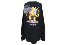 Load image into Gallery viewer, 新品未使用 ECKO エコー Dear1993.art ロンT 長袖Tシャツ トップス ブラック ホワイト マルチカラー サイズXL 中古 4c069863