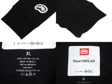 Load image into Gallery viewer, 新品未使用 ECKO エコー Dear1993.art ロンT 長袖Tシャツ トップス ブラック ホワイト マルチカラー サイズXL 中古 4c069863