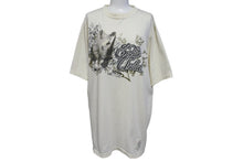 Load image into Gallery viewer, ECKO エコー サイ プリント トップス 半袖Tシャツ キナリ コットン 920-069261 ベージュ サイズM 美品 中古 4c069864