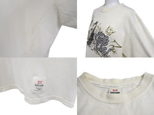 Load image into Gallery viewer, ECKO エコー サイ プリント トップス 半袖Tシャツ キナリ コットン 920-069261 ベージュ サイズM 美品 中古 4c069864