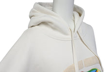 Load image into Gallery viewer, 新品未使用 ECKO Dear1993.art Do The Knowledge Rhino Hoodie ホワイト コットン 刺繍 サイズL 中古 4c069867