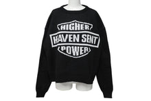 Load image into Gallery viewer, 新品未使用 MADMADWORLD マッドマッドワールド HIGHER HEAVEN SENT POWER ニット コットン ポリエステル ブラック サイズL 中古 4c069879