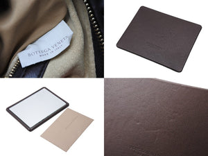 極美品 BOTTEGA VENETA ボッテガヴェネタ ホーボー イントレチャート ワンショルダーバッグ 115654 V0013 2040 ブラウン 中古 4c069883