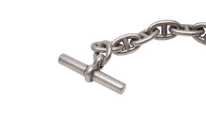 HERMES エルメス ブレスレット シェーヌダンクル PM18コマ フランス製 シルバー925 美品 中古 4c069884