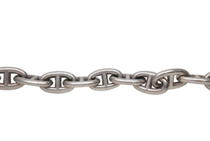 HERMES エルメス ブレスレット シェーヌダンクル PM18コマ フランス製 シルバー925 美品 中古 4c069884