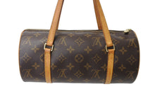 Load image into Gallery viewer, LOUIS VUITTON ルイヴィトン パピヨンPM 26 筒形 ハンドバック ブラウン モノグラム M51366 美品 中古 4c069904