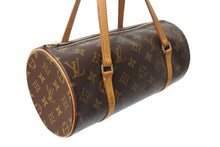 Load image into Gallery viewer, LOUIS VUITTON ルイヴィトン パピヨンPM 26 筒形 ハンドバック ブラウン モノグラム M51366 美品 中古 4c069904