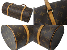 Load image into Gallery viewer, LOUIS VUITTON ルイヴィトン パピヨンPM 26 筒形 ハンドバック ブラウン モノグラム M51366 美品 中古 4c069904