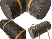 Load image into Gallery viewer, LOUIS VUITTON ルイヴィトン パピヨンPM 26 筒形 ハンドバック ブラウン モノグラム M51366 美品 中古 4c069904