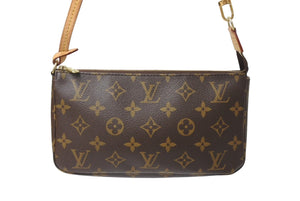 極美品 LOUIS VUITTON ルイヴィトン ポシェット アクセソワール アクセサリーポーチ M40712 新型 モノグラム PVC レザー 中古 4c069905