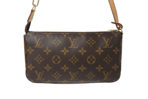 極美品 LOUIS VUITTON ルイヴィトン ポシェット アクセソワール アクセサリーポーチ M40712 新型 モノグラム PVC レザー 中古 4c069905