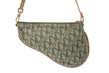 Load image into Gallery viewer, Christian Dior クリスチャンディオール サドルポーチ ワンショルダーバッグ トロッター柄 カーキ MC 0071 美品 中古 4c069909