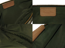 Load image into Gallery viewer, Christian Dior クリスチャンディオール サドルポーチ ワンショルダーバッグ トロッター柄 カーキ MC 0071 美品 中古 4c069909