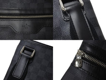 Load image into Gallery viewer, LOUIS VUITTON ルイヴィトン ショルダーバッグ メッセンジャー M58028 トマス ダミエグラフィット ブラック シルバー 美品 中古 4c069911