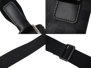 LOUIS VUITTON ルイヴィトン ショルダーバッグ メッセンジャー M58028 トマス ダミエグラフィット ブラック シルバー 美品 中古 4c069911