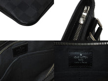 Load image into Gallery viewer, LOUIS VUITTON ルイヴィトン ショルダーバッグ メッセンジャー M58028 トマス ダミエグラフィット ブラック シルバー 美品 中古 4c069911