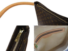 Load image into Gallery viewer, 極美品 LOUIS VUITTON ルイヴィトン ルーピングGM ハンドバッグ M51145 モノグラム PVC レザー ブラウン ゴールド金具 中古 4c069916