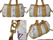Load image into Gallery viewer, LOUIS VUITTON ルイヴィトン モノグラム マルチカラー コートニーMM 2WAY ショルダーバッグ ハンドバッグ ホワイト M45641 美品 中古 4c069917