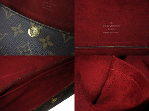 極美品 LOUIS VUITTON ルイヴィトン ソナチネ ハンドバッグ M51902 モノグラム PVC レザー ブラウン 中古 4c069922