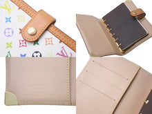 Load image into Gallery viewer, 極美品 LOUIS VUITTON ルイヴィトン アジェンダPM 手帳カバー R20896 モノグラム マルチカラー PVC ヌメ皮 ゴールド金具 中古 4c069923