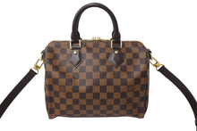 Load image into Gallery viewer, LOUIS VUITTON ルイヴィトン ダミエ スピーディ バンドリエール25 ハンドバッグ N41181 ダミエキャンバス ブラウン 美品 中古 4c069927