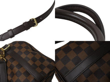 Load image into Gallery viewer, LOUIS VUITTON ルイヴィトン ダミエ スピーディ バンドリエール25 ハンドバッグ N41181 ダミエキャンバス ブラウン 美品 中古 4c069927