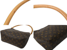 Load image into Gallery viewer, LOUIS VUITTON ルイヴィトン ルーピングMM ハンドバッグ M51146 モノグラム PVC レザー ゴールド金具 美品 中古 4c069928