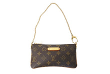 Load image into Gallery viewer, LOUIS VUITTON ルイヴィトン ポシェットミラMM モノグラム チェーンハンドバッグ ポーチ 廃盤品 M60094 ブラウン 美品 中古 4c069929