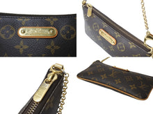 Load image into Gallery viewer, LOUIS VUITTON ルイヴィトン ポシェットミラMM モノグラム チェーンハンドバッグ ポーチ 廃盤品 M60094 ブラウン 美品 中古 4c069929