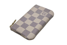 Load image into Gallery viewer, LOUIS VUITTON ルイヴィトン ダミエ アズール ポシェット クレ N62659 コインケース ホワイト 小物 中古 美品 4c069930