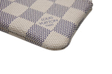 Load image into Gallery viewer, LOUIS VUITTON ルイヴィトン ダミエ アズール ポシェット クレ N62659 コインケース ホワイト 小物 中古 美品 4c069930