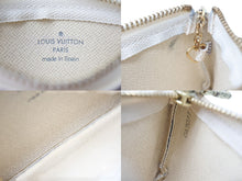 Load image into Gallery viewer, LOUIS VUITTON ルイヴィトン ダミエ アズール ポシェット クレ N62659 コインケース ホワイト 小物 中古 美品 4c069930
