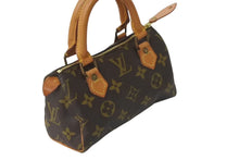 Load image into Gallery viewer, LOUIS VUITTON ルイヴィトン ミニスピーディ ハンドバッグ モノグラム M41534 PVC ブラウン 美品 中古 4c069937
