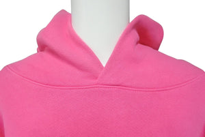 極美品 SP5DER スパイダー P*NK V2 パーカー サイズXXL 23FW パフプリント 発砲プリント Young Thug ピンク コットン 中古 4c070039