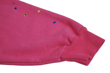 Load image into Gallery viewer, 極美品 SP5DER スパイダー P*NK V2 パーカー サイズXXL 23FW パフプリント 発砲プリント Young Thug ピンク コットン 中古 4c070039