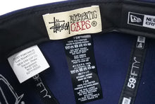 Load image into Gallery viewer, 極美品 STUSSY x NEW ERA ステューシー ニューエラ RANSOM 59Fifty Cap ロゴ チェック柄 グレンチェック ストリート スケーター 中古 4c070041